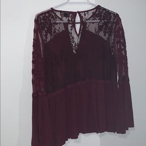 American Eagle Outfitters Tops - American Eagle Lace Flowy Blouse American Eagle Outfitters Tops - American Eagle Lace Flowy Blouse